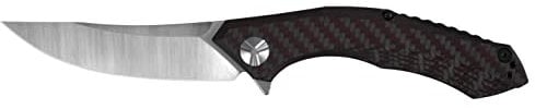 Zero Tolerance Unisex-Adult 0462 Klappmesser-SINKEVICH KVT SW CF RED-Klingenlänge: 9,4 cm, 0, small