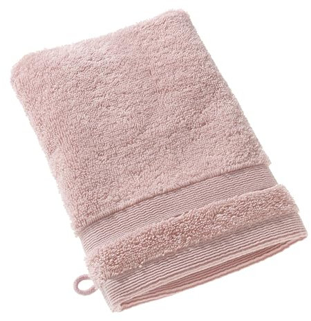SCHÖNER WOHNEN Premium Waschhandschuh Baby 16x21 cm - saugstark - Luxus Waschlappen Rose - 100% Baumwolle - als Handtuch-Set kombinierbar - Frottee Kinder - Öko-Tex
