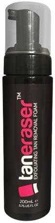 Tan Eraser Fake Tan Remover Foam | 200mL Exfoliator Mousse Easily Removes Any Spray or Self Tanning Products