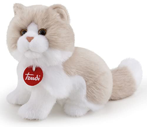 Trudi Gatto Giada Gatto peluche gioco, regalo di Natale e compleanno, riproduzione realistica | 11x18x23cm taglia S | Classici gatti peluche | modello 21036