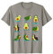 Avocado Yoga Poses Avo-Cardio Exercise Fitness Gym Workout T-Shirt
