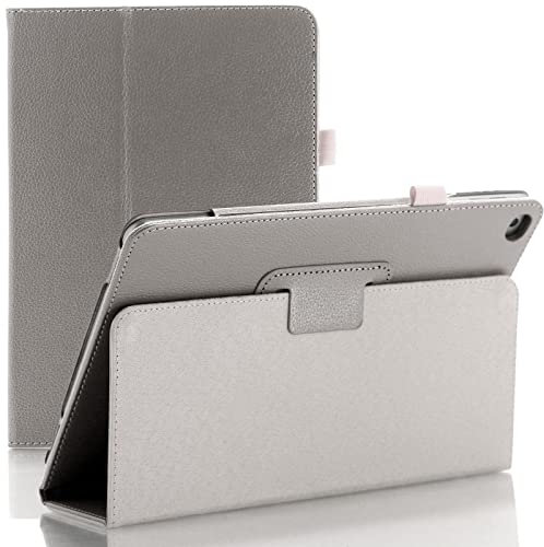 TechDealsUK Custodia a portafoglio per Apple iPad Air 1 2013 Air 2 2014 9.7 5a generazione 2017 di sesta generazione 2018, argento