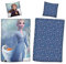 Disney Eiskönigin ELSA Biber Flanell Wende Bettwäsche Set 80x80 cm 135x200 cm