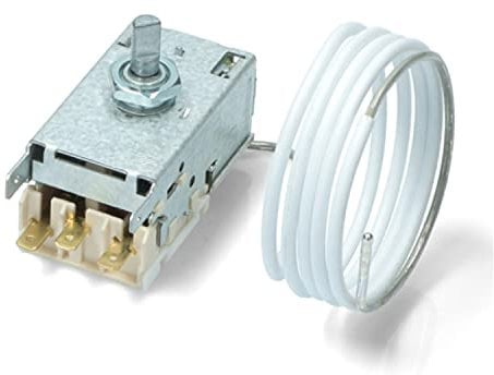DL-pro - Termostato per frigorifero, per Liebherr 6151086 Ranco K59L1287, compatibile con Miele 1513061 AEG 5026750700/7 899671069599/1, termostato con tubo capillare per frigorifero