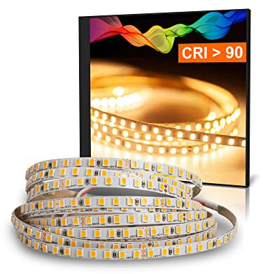 Mextronic LED-Band/LED-Strip schmal (5mm), warmweiß, 24V, 3 Meter (2700K)