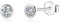 Kleine Ohrstecker Sterling Silber 925 für Damen Herren Mini Zirkonia Ohrringe Stecker 3mm