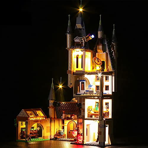 LocoLee LED-Licht-Set für Lego Hogwarts Astronomie-Turm, Dekorations-Beleuchtungs-Kit für Lego 75969, Harry Potter, Hogwarts Castle, Astronomie-Turm, Sammlerstück, kreatives DIY-Geschenk, kein Lego