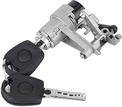CANJPTON Heckklappengriff Heckklappenschloss Schließzylinder mit 2 Schlüssel Kompatibel mit VW MK4 Golf Lupo Arosa 1J6827297G
