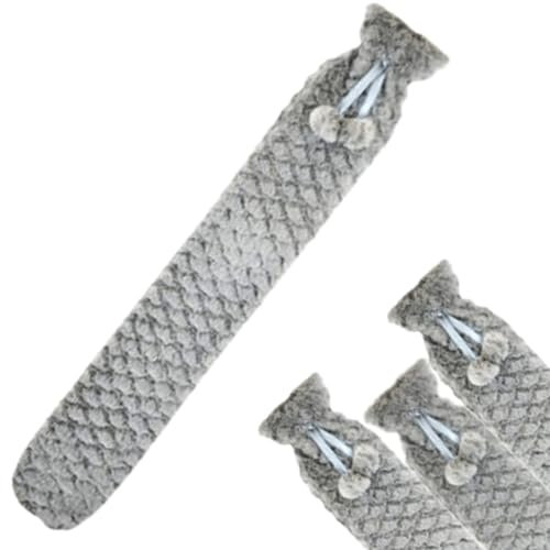 RINCS Essentials Hot Water Bottle – Long Hot Water Bag with Cover Hand Waist Neck Foot Warmer for Children Kids Adult Pain Relief 2 litres Grey(Design:18)