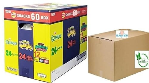 Walkers Crisps Snack Variety Box 120 Pack Quavers Baked Wotsits Mega Monster Munch Crisps Snack Mix Party Box Boxed Slamtech