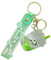 ZDHC Porte-clés amusant en forme de panda flottant mignon kawaii en forme d'animal de sable mouvant pour clés de voiture, sac à main, décoration de sac, Vert, taille unique