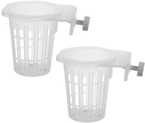 BDKMMS Aquarium Plant Holders, 2Pcs Hanging Fish Tank Pothos Holders Aquarium Planter Cups for Aquascape Decor, Aquatic Plant Cultivation
