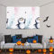 Banner zum Aufhängen, Aufschrift I Love Penguins, für alle Jahreszeiten, 120 x 180 cm, für Hochzeit, Party, Weihnachtsdekoration