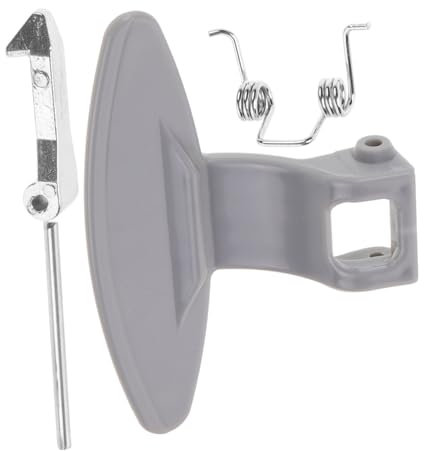 ARTIBETTER Lock Set for Washing Machine Door Replacement Door Handle Black Handles for Drum Washing Machine