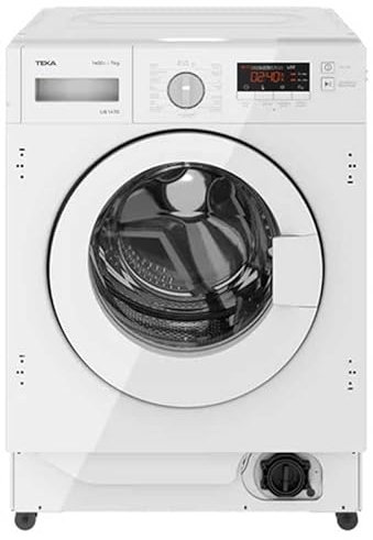TEKA LI6 1471 - Lavadora Integrable, Motor T-Inverter,16 Programas de Lavado, Panel de Control Digital, Capacidad 7 kg, Velocidad 1400-400 rpm, Programas Especiales, Lávado Rápido, Color Blanco