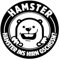 Sammys Shirt Store Hamster ins Hirn gschissn Aufkleber 4,5 cm