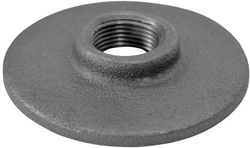 Home Invasion - Flangia senza fori - 1 - 26 x 34 mm - filettata - Ghisa nera