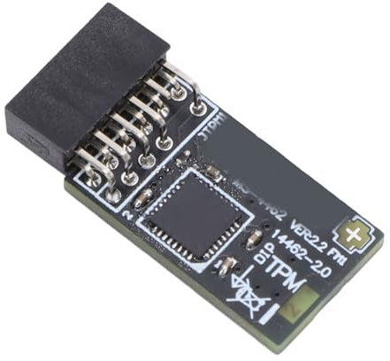 TPM2.0-Modul, 12-1Pin TPM-Sicherheitsmodul mit SLB 9670, Unterstützt DDR3, SPI-Schnittstelle, für Motherboards der Serien A520, B550, WRX80, X570S, B650 und X670