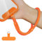 AOKSUNOVA Handykette Kurz Handschlaufe Handy Schlüsselband Kurz Handyband Universal Orange