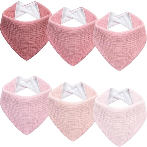 Kewlife gift Lätzchen Baby Musselin Dreieckstuch Baby Halstuch Verstellbare für Junge und Mädchen