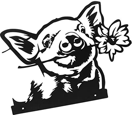 Yardenfun Eisentier Figur Garten Dekoration Tiere Skulptur Für Terrasse Rasen Außendeko Langlebig Robust