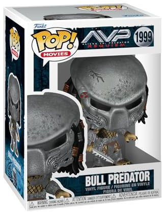 Funko Pop! Movies: Aliens vs. Predator Requiem - Bull Predator | Merchandising Oficial - Figura de Vinilo Coleccionable para Decoración - Regalo Friki de Cumpleaños