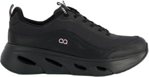tenhaag Damen - Sneaker bighaag in schwarz Textil