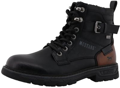 MUSTANG Men's Ankle Boots 15M0161005, Black, 9.5 UK