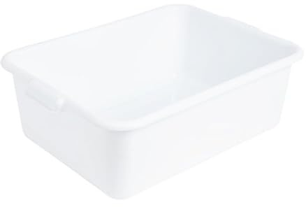 Stalwart Plastic Food Storage Container 32L – Large Capacity Storage Box with Handles, Durable Kitchen Storage Bin for Bulk Food, Catering & Commercial Use, 521 x 392 x 178mm