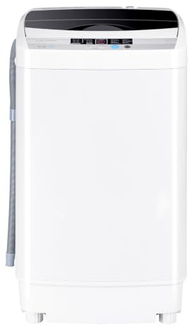 KOMFOTTEU Lavadora Portátil 4,5 kg con 10 Programas, 8 Niveles de Agua