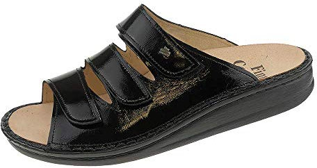 Finn Comfort Korfu Lack, schwarz(schwarz), Gr. 39