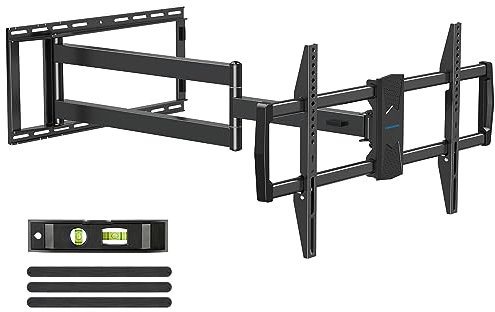 MOUNTUP Supporto da parete per TV a braccio lungo con estensione da 40 pollici, supporto TV a movimento completo per la maggior parte dei televisori da 42 -90, supporto da parete angolare per TV con
