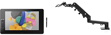Wacom Cintiq Pro 24 touch, 24 Zoll Grafik-Touch-Display mit 4K Auflösung und Flex Arm für Cintiq Pro 24 und 32, Inklusive Pro Pen 2 Stift mit verschiedenen Ersatzspitzen