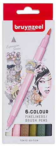 Bruynzeel Tokyo Edition Fineliner Pinselstift
