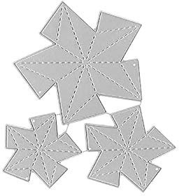 Stanzschablonen für Kartenherstellung, fünfzackige Sterne, Metall-Stanzformen für Bastelarbeiten, Sammelalben, Papierkarten, Prägearbeiten