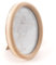 ROCKING GIFTS Klassischer ovaler Fotorahmen 13x18 Holz Beige Dekorativer Fotorahmen Boho Rustikal Vintage Vintage 20 cm