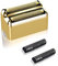 BESTBOMG Elektrorasierer Scherkopf Scherfolie Kompatibel mit BaByliss Pro Folienrasierer, Ersatzscherteil Kompatibel mit BaByliss Folienrasierer FXFS2G / FXFS2 Rasierer, Gold