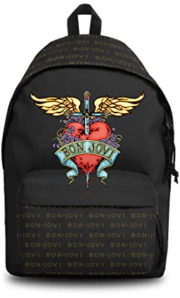 Rocksax Unisex Bon Jovi Daypack-Dagger Tagesrucksack, Schwarz