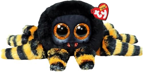 Ty Beanie Boo Regular 15 cm Charlotte Spider Halloween 2023, Black (T37298)