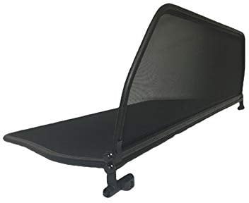 PureWind Windschott kompatibel mit Opel Astra F Baujahr 1994-2000 (Schwarz) – Windschott Universal mit Schnellverschluss ohne Tasche
