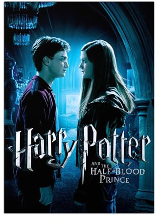 Displate Offiziell Harry Potter MetallPoster Magnetische Befestigung Inklusive Lizenziert Bilder Hochwertiges Poster Half-Blood Prince Movie Posters - Harry and Ginny Poster 67.5 cm x 48 cm