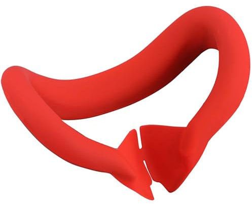 LICHIFIT Silikon-VR-Gesichtsabdeckung für Meta Quest 3 Original-Headset, VR-Gesichtspolster-Augenmaskenabdeckung mit auslaufsicherem Nasenpolster