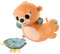Fisher-Price Sensorik-Plüschspielzeug für Babys, Wippender 2-in-1-Otter zum Spielen in der Bauchlage mit Spielbuch für Neugeborene, HXG96