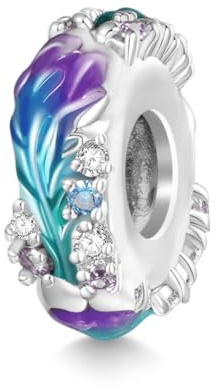 GNOCE Charm Perle Phönix Mond 925 Sterling Silber Charm Fit Alle großen Marken von Armband/Halskette Geschenk für Frauen Mädchen Tochter