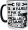 Taza de Cerámica Con Frase Si el abuelo no puede arreglarlo 11oz (350ml). Día del padre. Navidad. Aniversario. Cumpleaños.