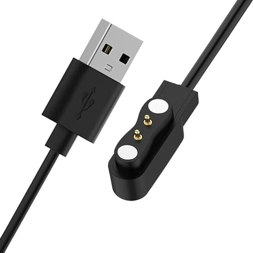 WalkerFit Universelles Smartwatch Ladekabel, Magnetzubehör für Fitness Tracker, Kompatibler Pinabstand 2.5 mm - 3 mm, 1 Packung