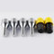 WTIXCRQ Radbolzen Radschraube Kompatibel Mit Peugeot 206 207 208 301 306 307 308 405 3008 5008 Auto 4+2 M12*1,25 Stahl-Radsicherungsschrauben, 28 Mm Schaft