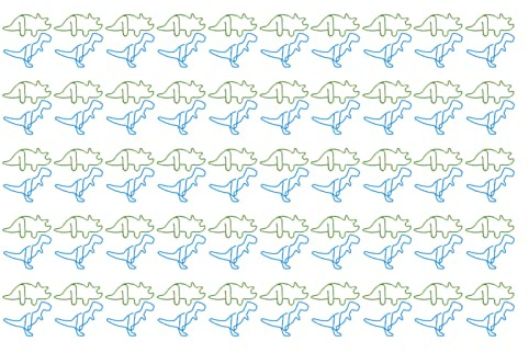 100 Stück Dinosaurier-Büroklammer, Tierform, Multifunktions-Büroklammer, Dinosaurier-Klammer, Lustige Metall-Büroklammer, Lesezeichen, Dokumentenklammern, Leichte Tragbare