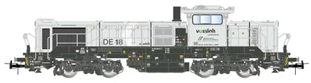 Rivarossi HR2969 FS Mercitalia SundT, Diesellokomotive Vossloh DE 18, graue Lackierung, Ep. VI, Diesellokomotive