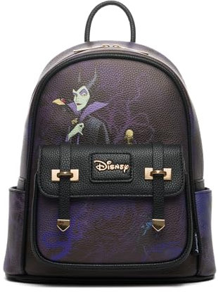 Wondapop Disney Villains Maleficent Mini-Rucksack, veganes Leder, 27,9 cm